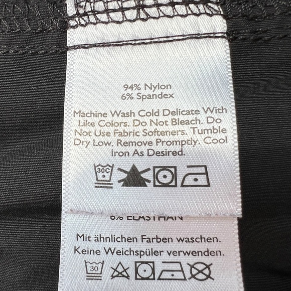 Eddie Bauer Pants Travex Black Size 30 X 32 Flat Front Stretch Hiking Travel - Picture 7 of 8